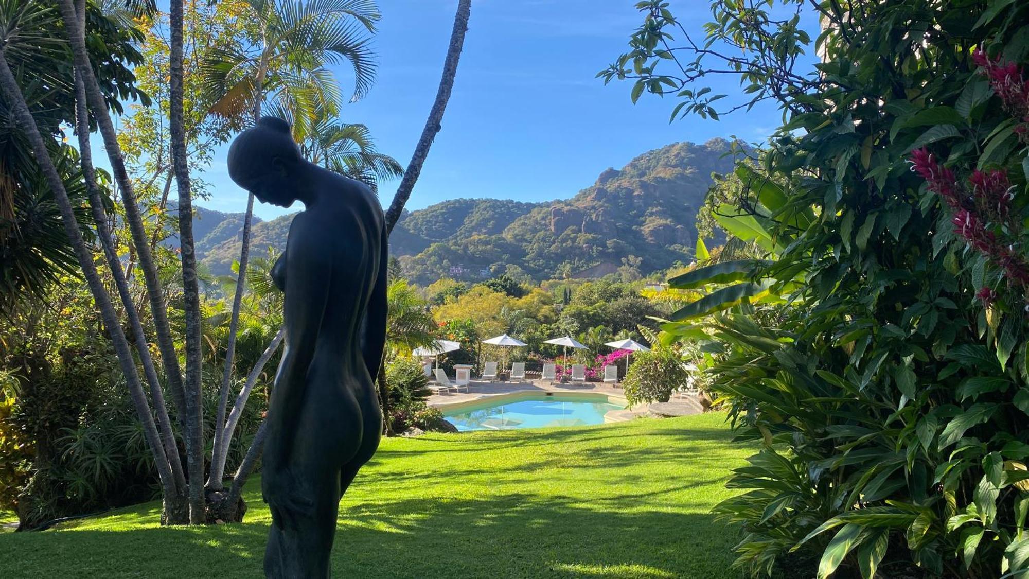 Posada Del Tepozteco - Hotel & Gallery เตโปซตลัน ภายนอก รูปภาพ